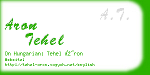 aron tehel business card